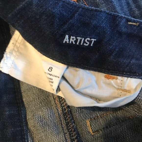 American Eagle dark-wash mid-rise Bootcut Jeans size 8 - Picture 6 of 7